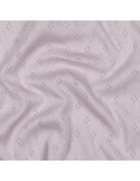 Pointelle-Strickjersey - Flieder