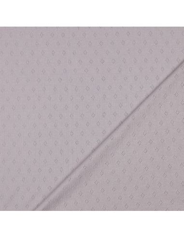 Pointelle-Strickjersey - Flieder