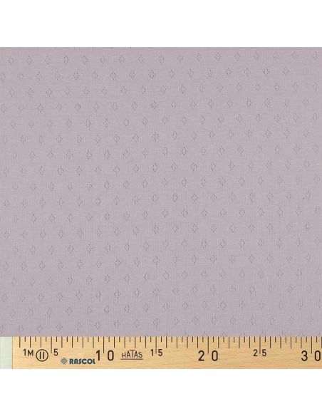 Pointelle-Strickjersey - Flieder