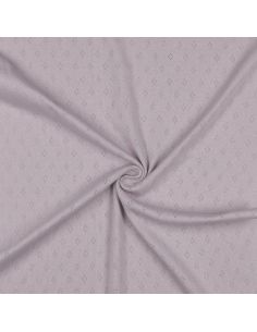 Pointelle-Strickjersey - Flieder 2