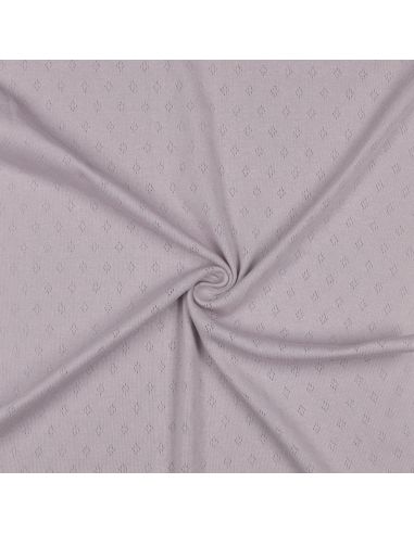 Pointelle-Strickjersey - Flieder