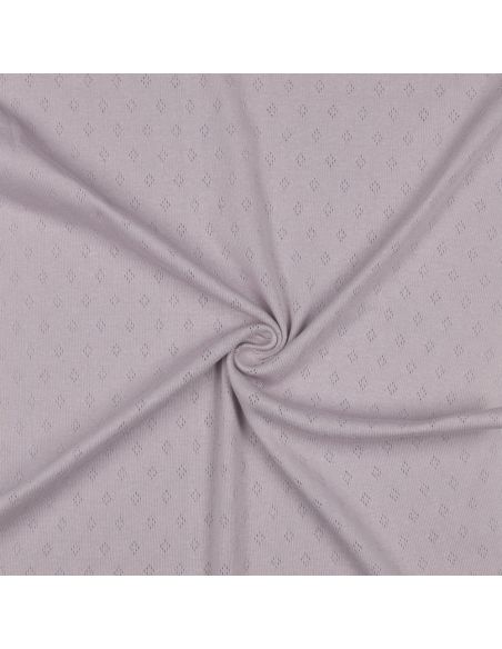 Pointelle-Strickjersey - Flieder