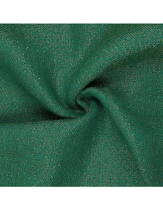 Lurex-Jutegewebe - Grün