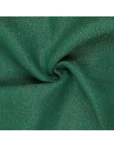 Lurex-Jutegewebe - Grün