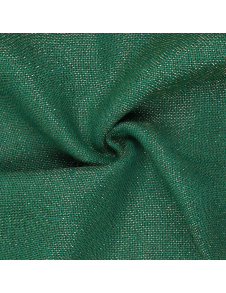 Lurex-Jutegewebe - Grün