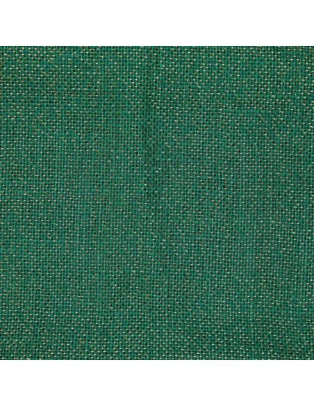 Lurex-Jutegewebe - Grün