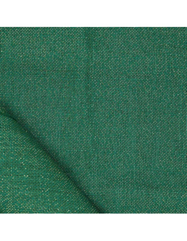 Lurex-Jutegewebe - Grün