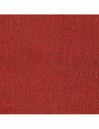 Lurex-Jutegewebe - Rot