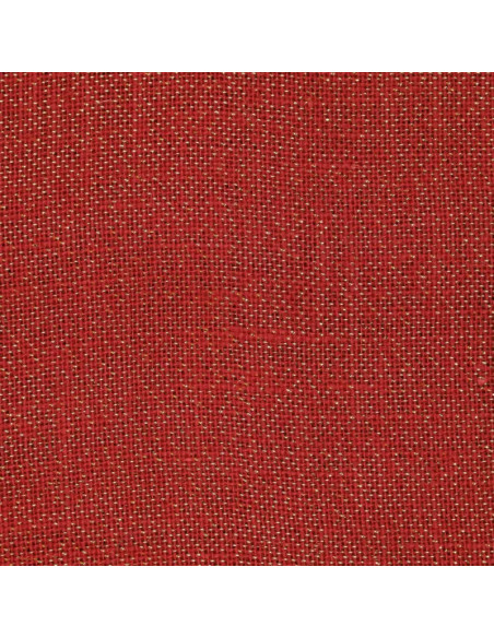 Lurex-Jutegewebe - Rot