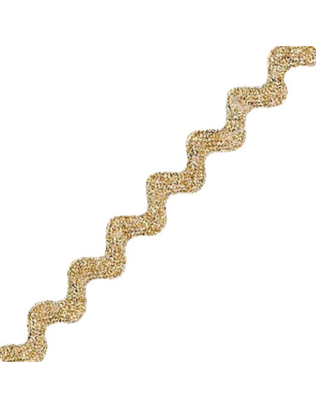 Serpentin - Krocket 10 mm - Lurex Gold