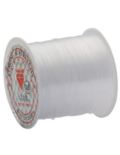 Plastikperlenfaden 0,6 mm - Transparent
