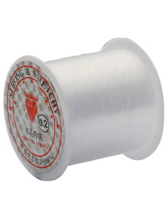 Plastikperlenfaden 0,20 mm - Transparent