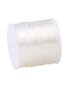 Elastischer Faden für Perlen 0,80 mm - Transparent