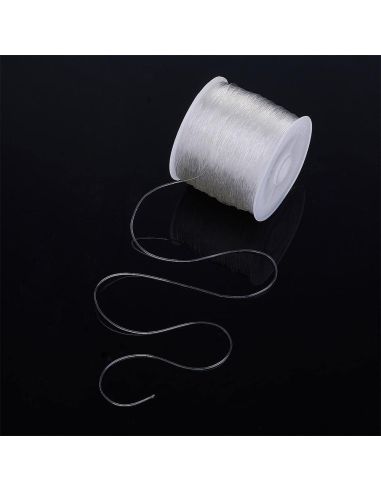 Elastischer Faden für Perlen 0,70 mm - Transparent