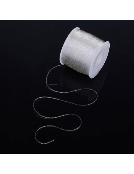Elastischer Faden für Perlen 0,70 mm - Transparent