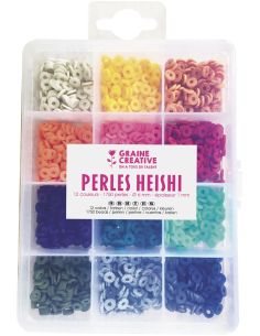 Schachtel mit 1750 Heishi-Perlen - Trend