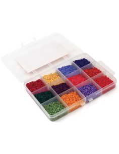 Set mit 12 Farben von 2 mm Rocailles-Perlen - Spice Market 2