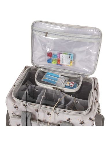 Strick- und Häkeltasche - Biene