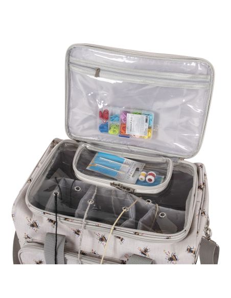 Strick- und Häkeltasche - Biene