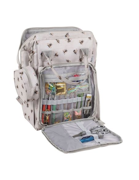 Strick- und Häkeltasche - Biene