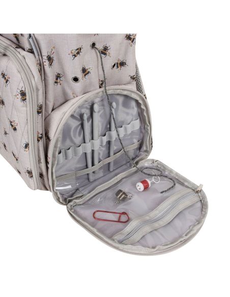 Strick- und Häkeltasche - Biene