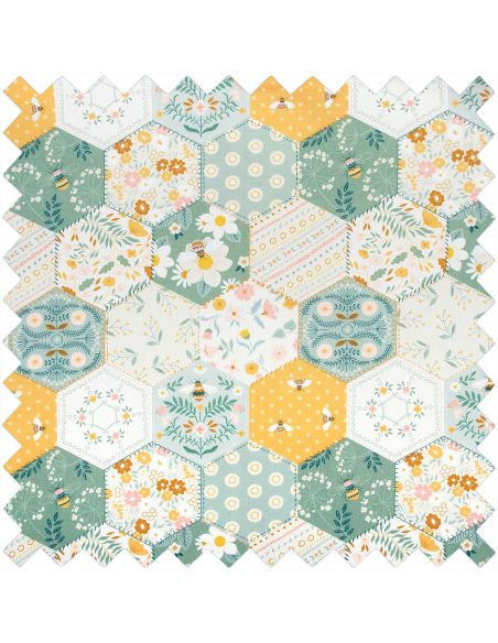 Tasche für Nähmaschine - Patchwork Biene