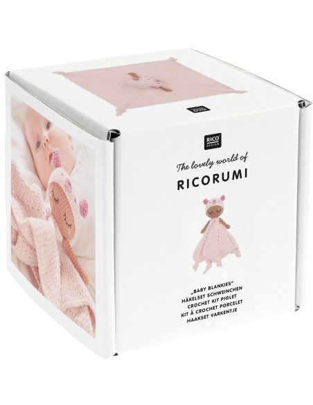 Häkelset Kuscheldecke - Schwein