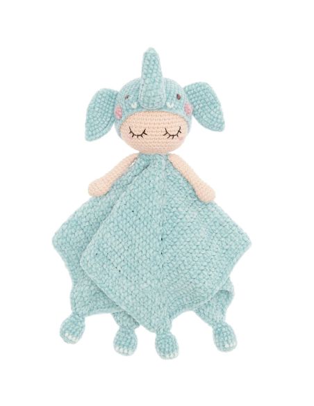 Häkelset Kuscheldecke - Elefant