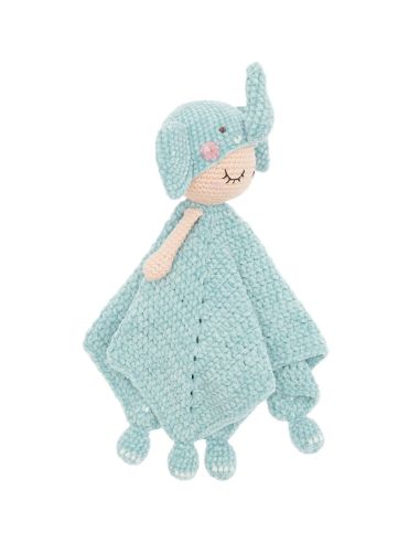 Häkelset Kuscheldecke - Elefant