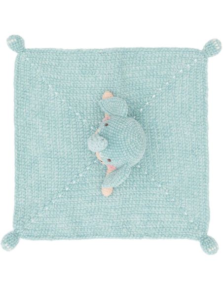 Häkelset Kuscheldecke - Elefant