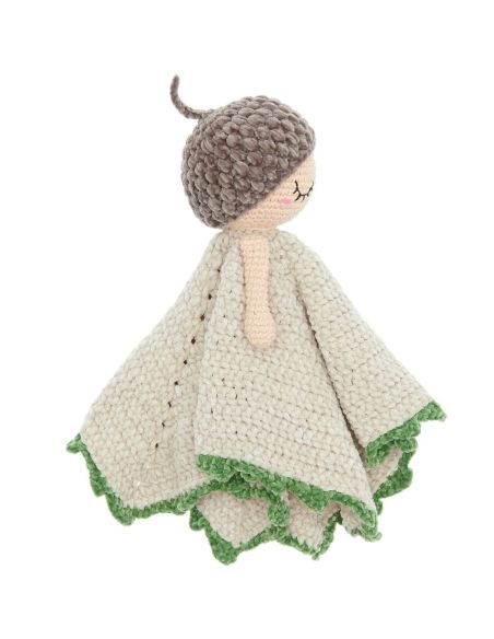 Häkelset Kuscheldecke - Natur