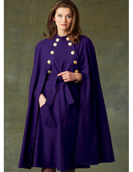Umhang- und Gürtelmuster - Vogue 9288