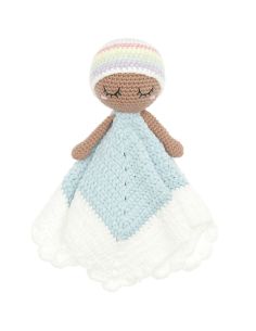 Häkelset Kuscheldecke - Pastell-Regenbogen