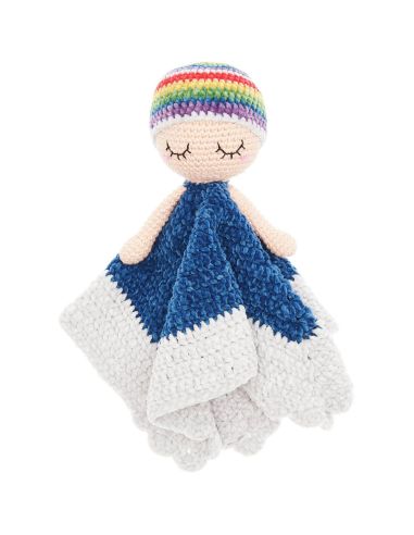 Häkelset Kuscheldecke - Regenbogen