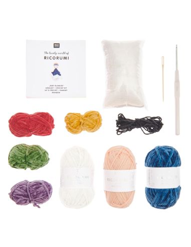 Häkelset Kuscheldecke - Regenbogen