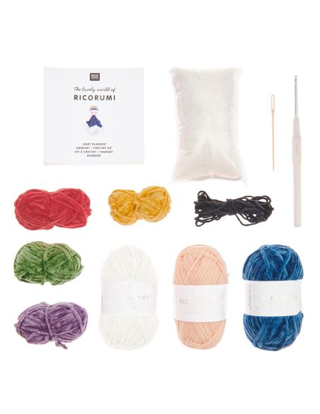 Häkelset Kuscheldecke - Regenbogen