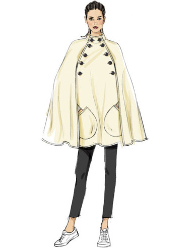 Umhang- und Gürtelmuster - Vogue 9288