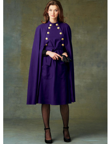 Umhang- und Gürtelmuster - Vogue 9288