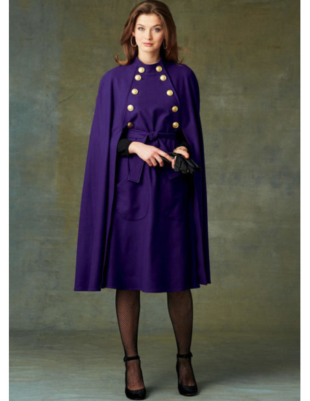 Umhang- und Gürtelmuster - Vogue 9288