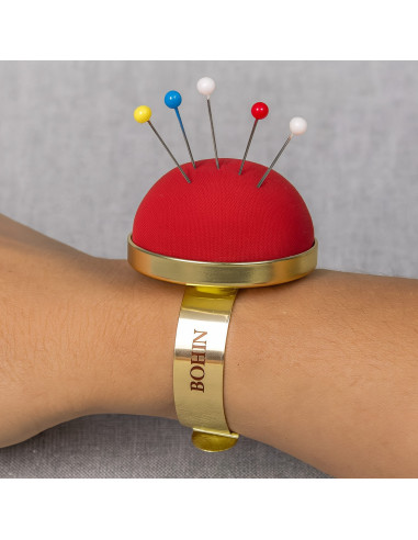 Bohin Nadelkissen-Armband - Rot