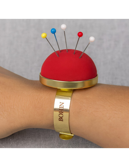 Bohin Nadelkissen-Armband - Rot