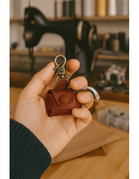 Lederetui für Maßband Muud Malmö Hook - Rich Brown