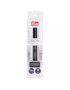 Prym Ergonomics Karbonstricknadeln mit zwei Spitzen