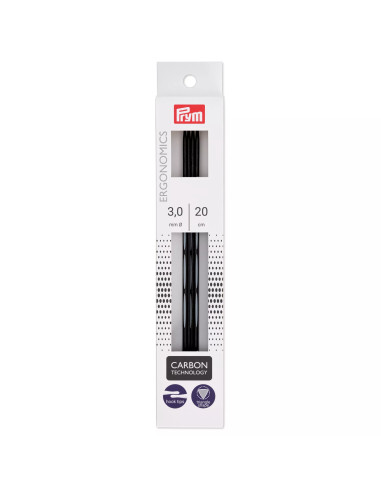 Aiguilles à tricoter à 2 pointes Prym Ergonomics