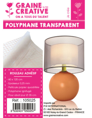 Gitterförmige Klebefolie - Transparent