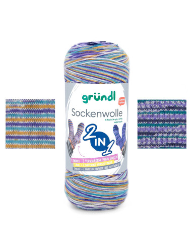 Hot Socks Wolle Farbe Gründl