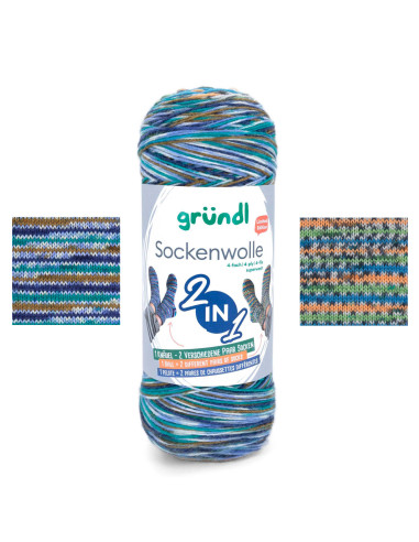 Hot Socks Wolle Farbe Gründl