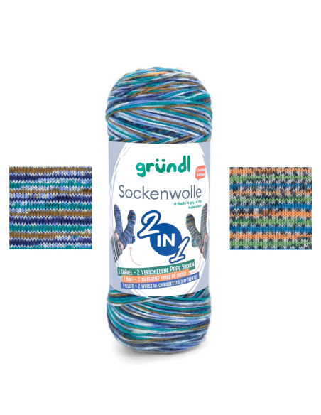 Hot Socks Wolle Farbe Gründl