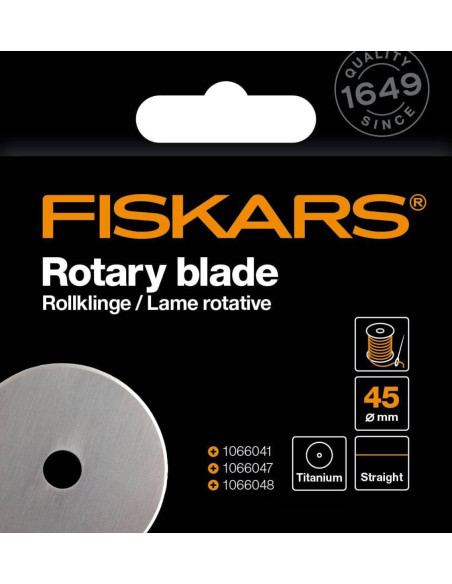 Fiskars Titanium Rotationsklinge Ø45 mm