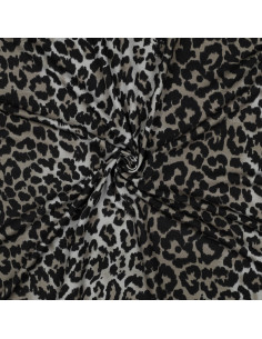 Viskose-Jersey-Stoff - Leopard